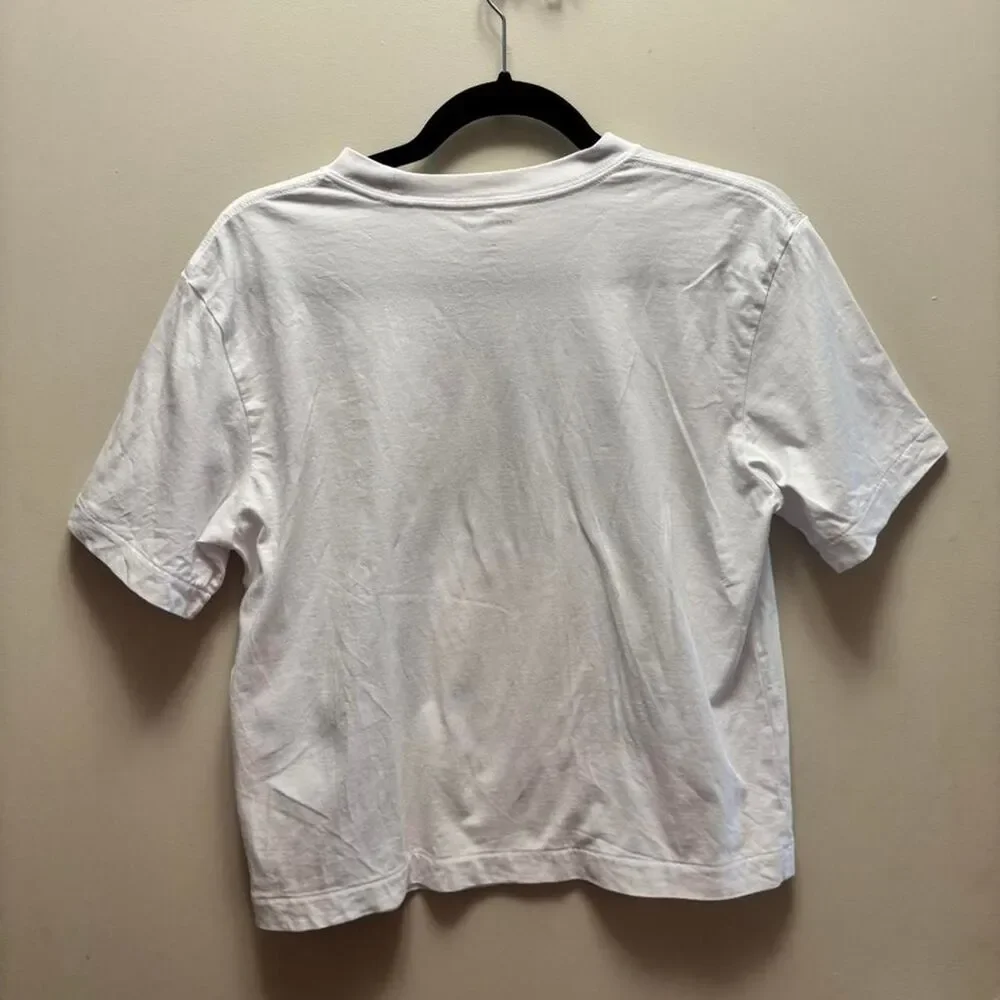 Calvin-klein Women's White T-shirt - Picture 3 of 3